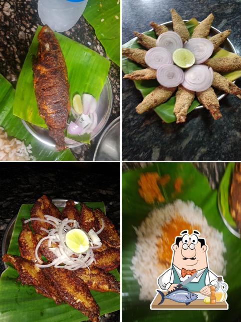 Grilled salmon at Hotel Kuber