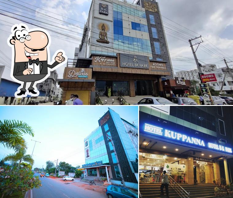The exterior of Hotel Kuppanna