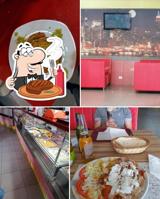Prova i un pasto a base di carne a Mahmut's Food