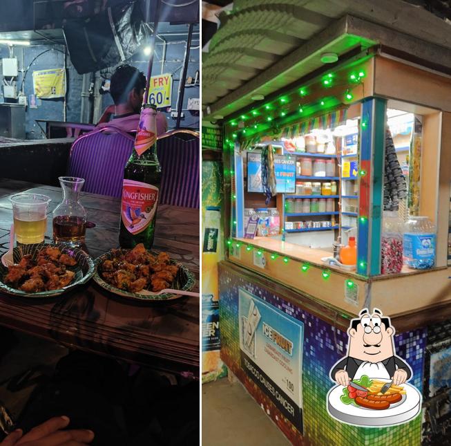 Food at Nashaa bar and restaurant