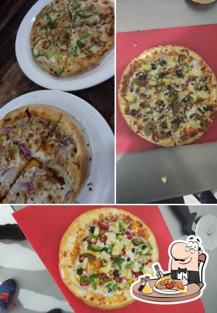 Get pizza at The Star Feast