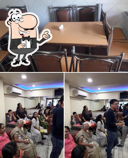 The interior of Sai Sagar Restaurant : Best Pure Veg Delivery MindSpace Malad Eest