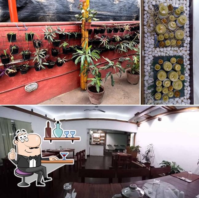 The interior of Vaathsalya Millet Cafe