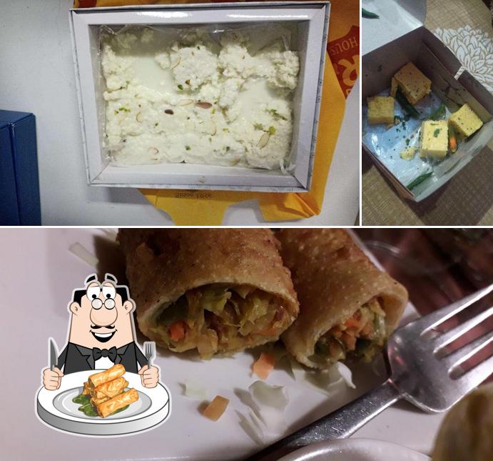 Spring rolls at AGRA SWEET HOUSE - SINCE 1956