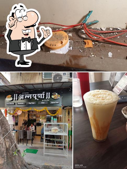 The photo of Annapurna Food and Snacks’s interior and food