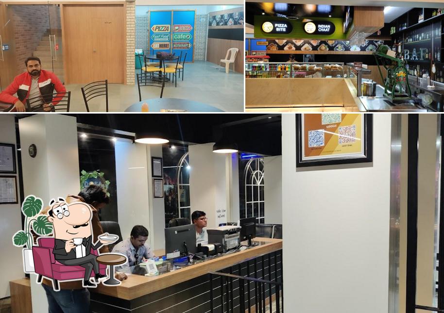 The interior of Ashirwad Hotel & Resto Cafe