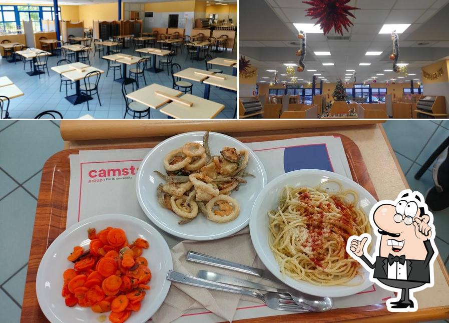 La foto di interni e cibo da Mensa di Serravalle Camst Group – Serravalle
