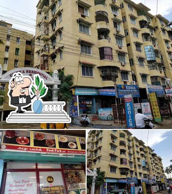 The exterior of Food Park A/C Restaurant