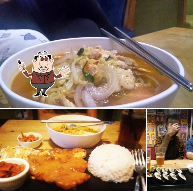 This is the picture displaying food and beer at Kori's Cafe & Restro