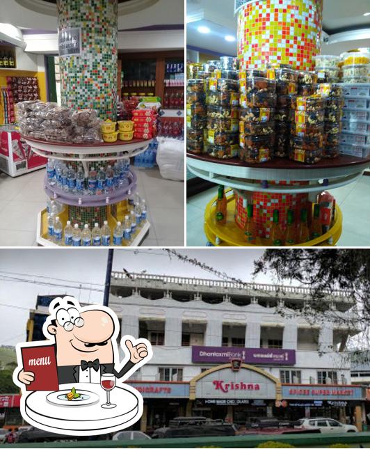The photo of food and exterior at Krishna Home Made Chocolates & Cookies (Bakers)