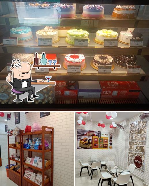 The interior of Fnp Cakes n more :Amritsar