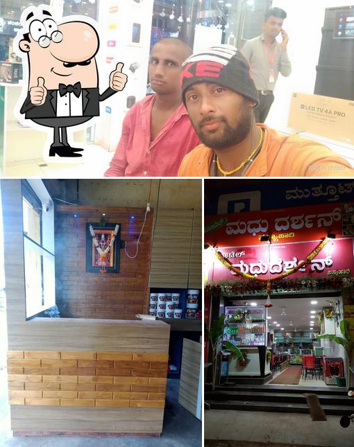 Look at the pic of Hotel madhu darshan