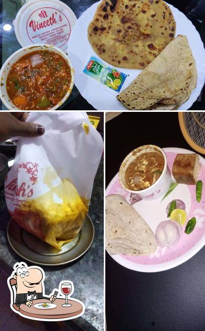 Food at Shree Vineeth's Restaurants