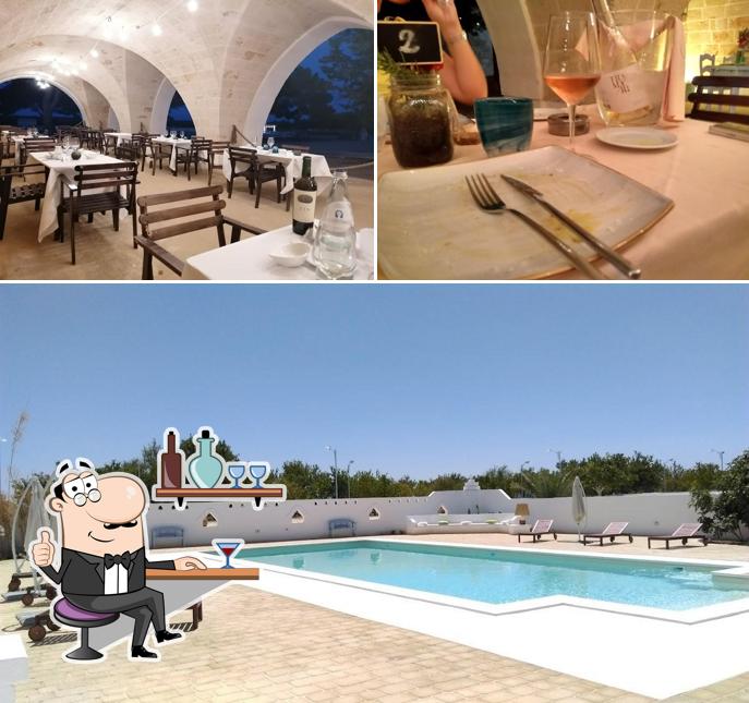 Gli interni di Masseria Pepe