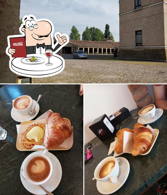 Questa è la immagine che mostra la cibo e esterno di Il Pirata