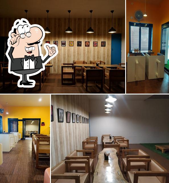 The interior of RTS Cafe Aligarh