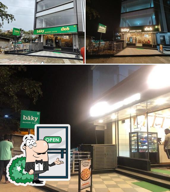 The exterior of báky Bakery Cafe
