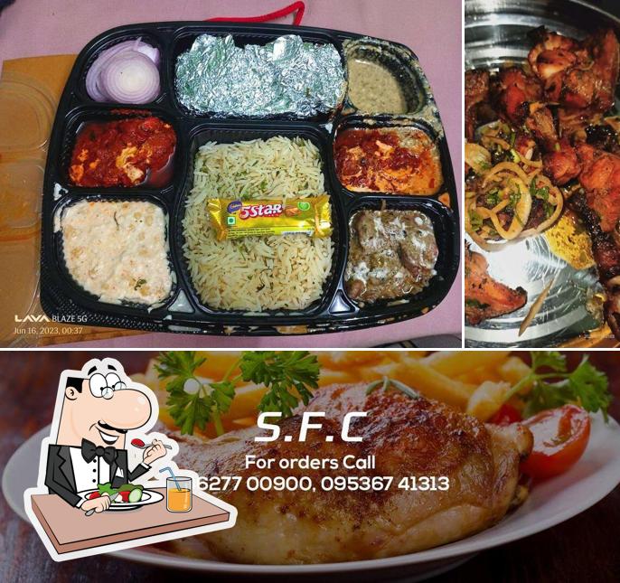 Food at S.F.C Singh Fresh Chicken & Family Restaurant
