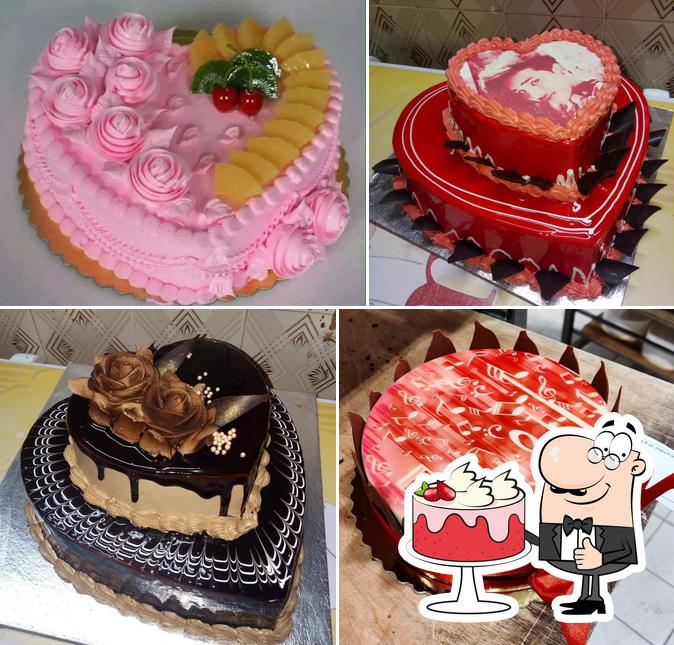 SN Bakery cake shop sweets and juice fruit stall
