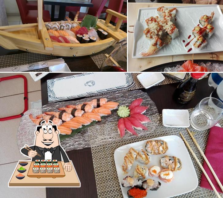 Prova le varie opzioni di sushi