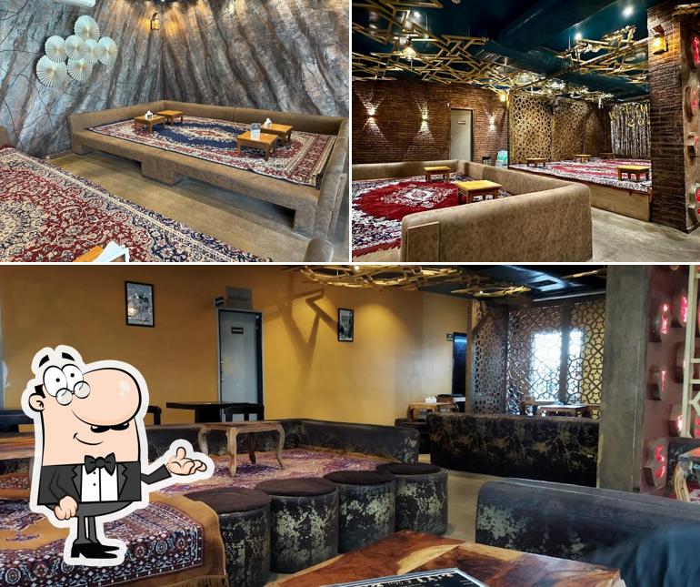 The interior of Yum Yum Tree Arabian Food Court gachibowli