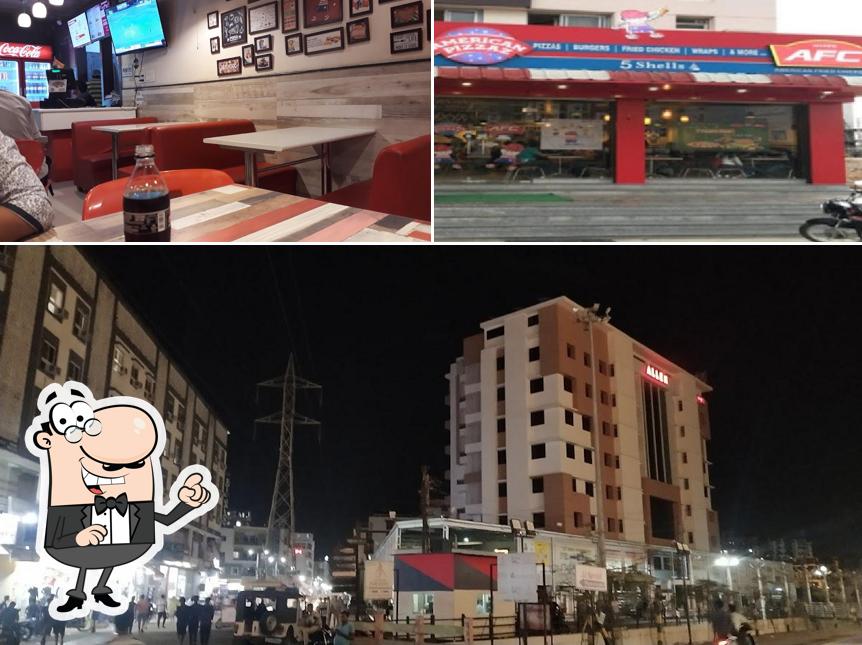 Check out the picture depicting interior and exterior at AFC Anu Restaurant