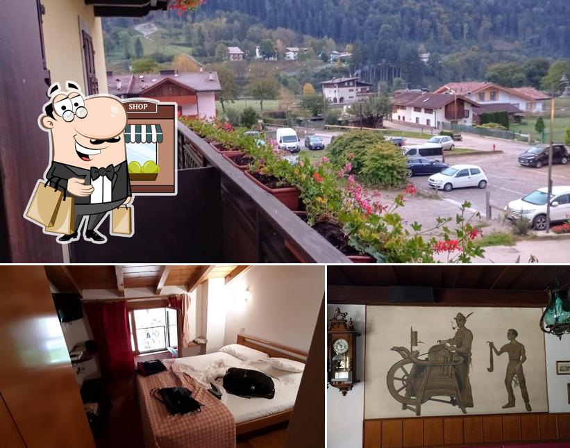 Guarda la immagine che raffigura la esterno e interni di Albergo Ristorante Moleta