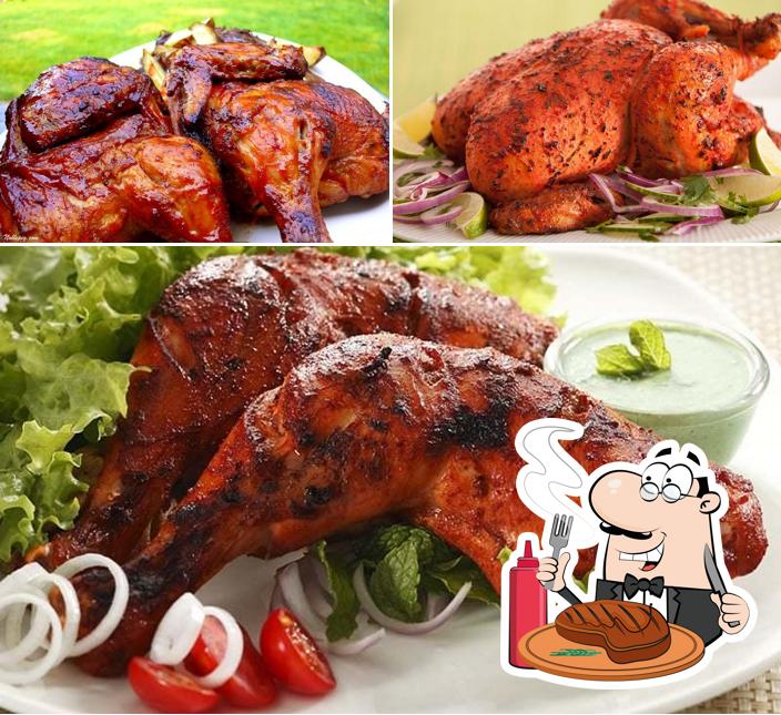 There’s a variety of dishes for meat lovers