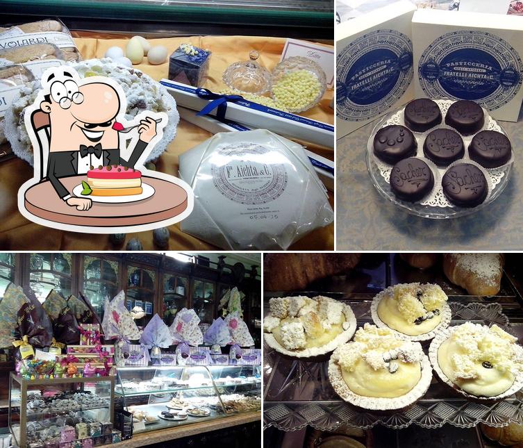 Caffè e Antica Pasticceria degli Svizzeri serve un'ampia selezione di dessert