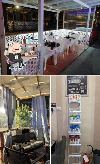 Gli interni di Prince coffee bar