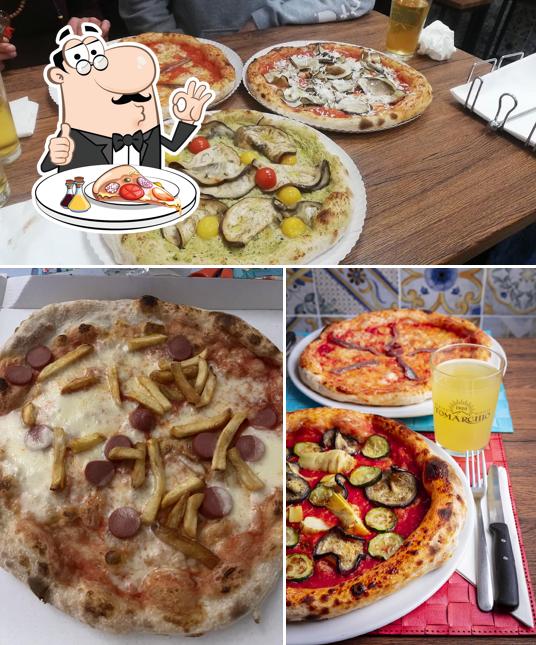 Scegli tra le molte varianti di pizza