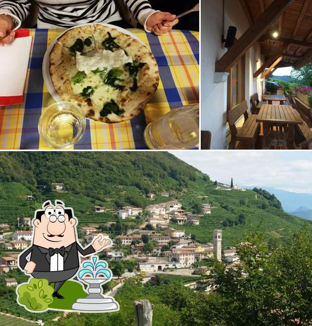 Goditi la vista dall'area esterna di Pizzeria Belvedere