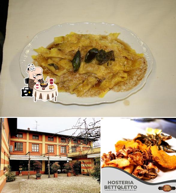 Tra le diverse cose da Antica Hosteria Bettoletto si possono trovare la cibo e esterno