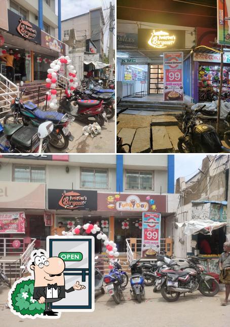 The exterior of FUNKY Day's Biryani