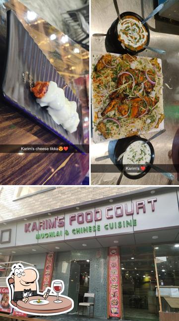 The photo of Karims Food Court’s food and interior