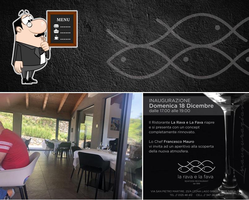 Leggi il menu sulla lavagna