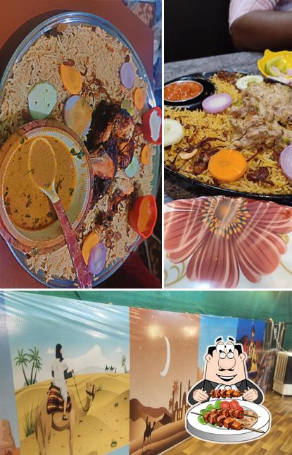 Among different things one can find food and interior at New KHANA KAZANA Exclusive Mandhi Point