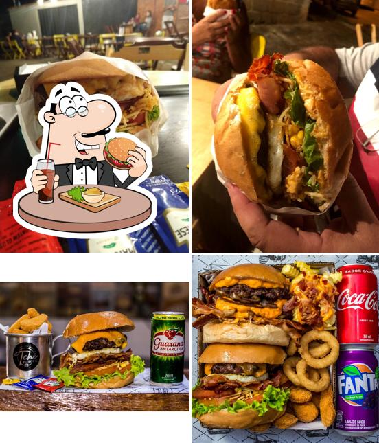 Consiga um hambúrguer no Tchô Burger