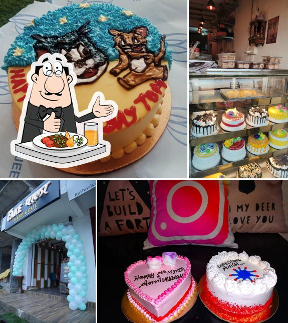 Food at The cake wala