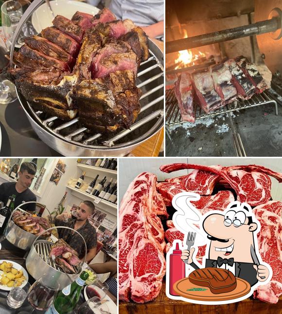Prenditi i un pasto a base di carne a Villa Maria