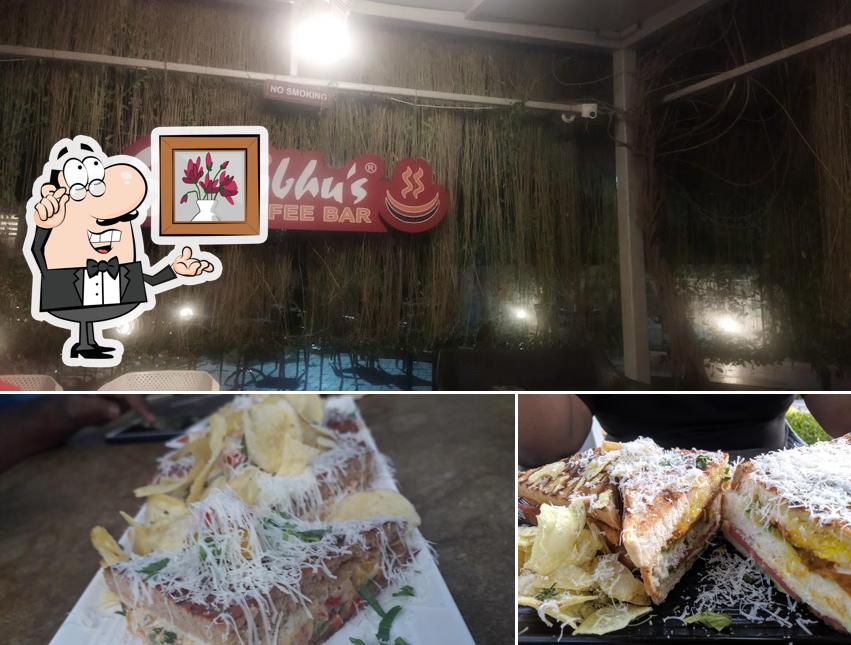 The interior of Shambhu's Coffee Bar