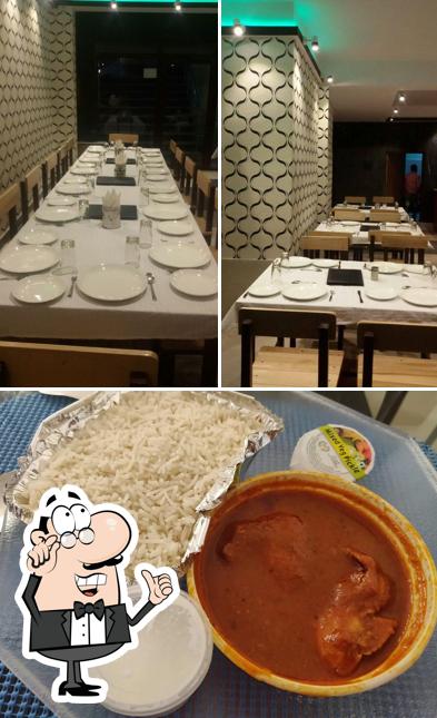 Among different things one can find interior and meat at Lunchbox