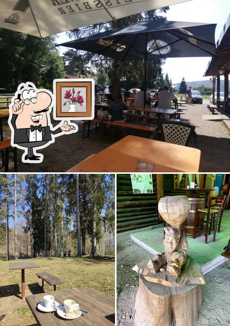 Gli interni di Chalet Pineta