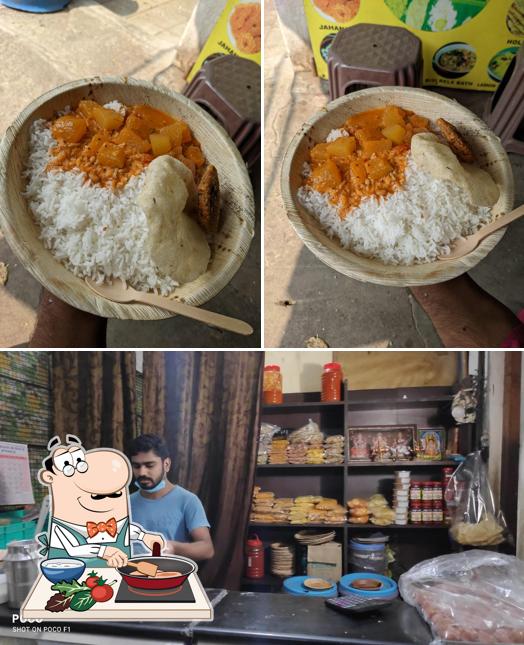 Chicken curry at Brahmin's Home Food