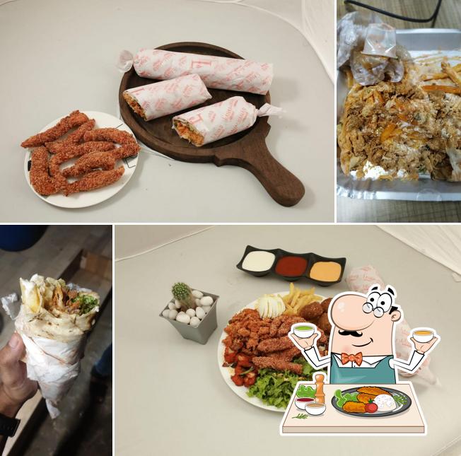 Food at Lahab Kudu Roll