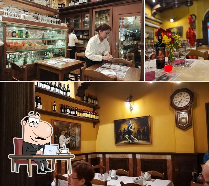 La interni e bevanda del ristorante
