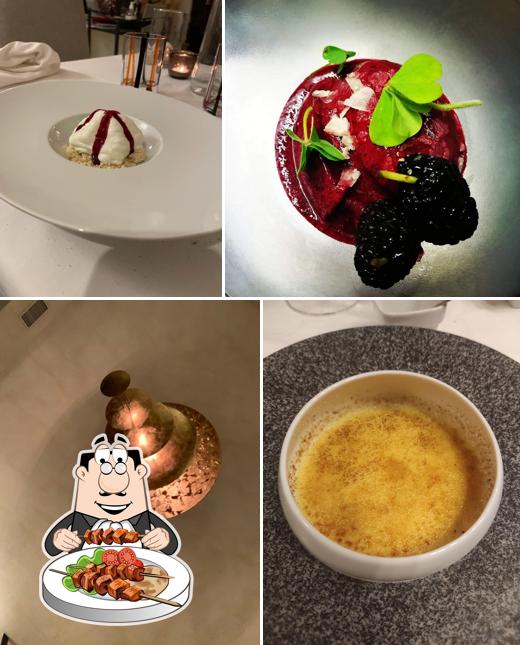 Creme brulee al Ristorante La Galleria di Sopra