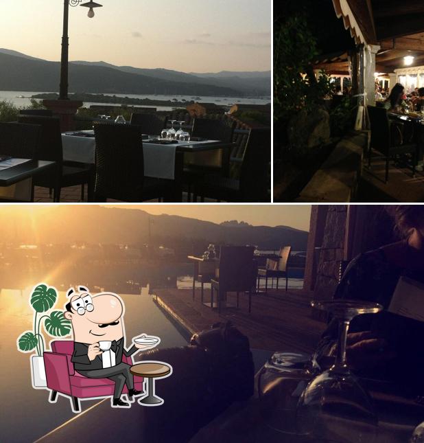 La interni e esterno del ristorante