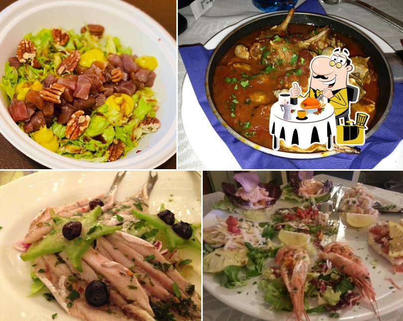 Platti al Ristorante Da Giuliano al Porto Canale