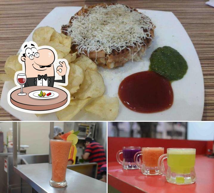 Among different things one can find food and interior at Health Juice Centre